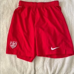 US Soccer Nike short red medium